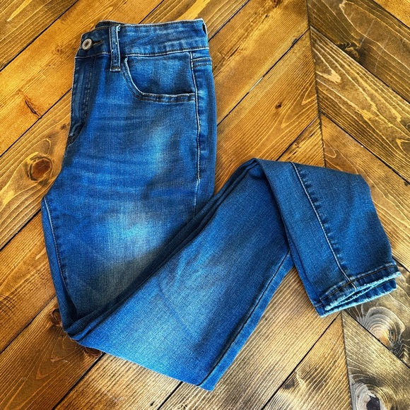 KANCAN Mid Rise Straight Leg Jeans main image 1